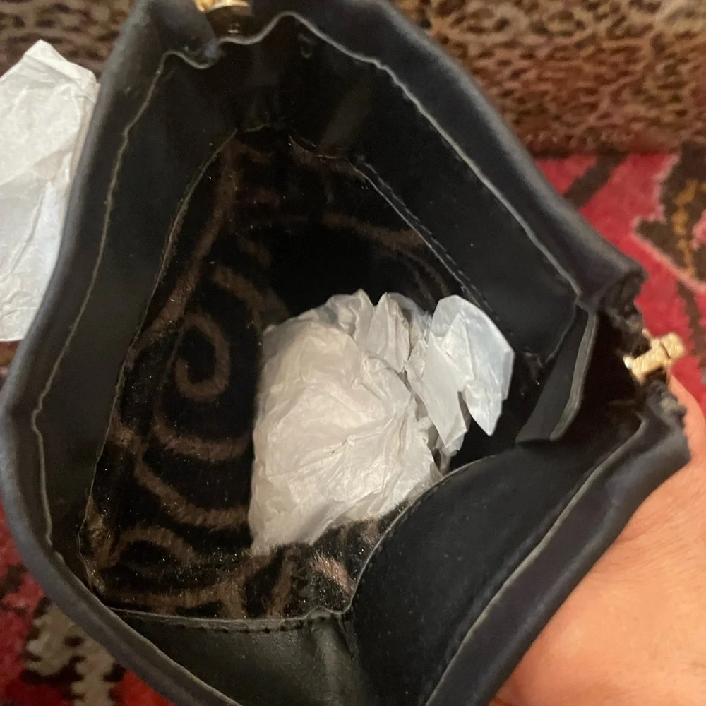 Black Boots With Gold Accents NIB Size 5.5 DKDB - Picture 13 of 15